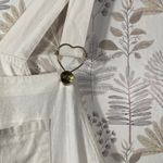 Stoney Clover Lane  x‎ Target Linen Blend Overalls Women's M White Pockets Photo 5