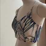 Calia swim set Tropical Leaf Print Bikini Set Blue Size M Photo 7