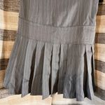 One Clothing  Gray And White Pine Stripe‎ Strapless Dress Size Small Photo 3