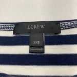 J.Crew Chic Striped Navy and White Top Photo 1