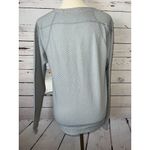 NWT Lucy Quilted Pullover Sweatshirt Medium Long sleeve Sweater Nylon Gray Photo 9