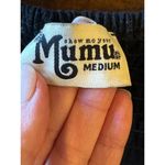 Show Me Your Mumu  Shirt Women‎ Medium Black Linen Blend Cristina Crop Top Boho Photo 8