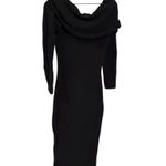SKIMS NWT Cozy Knit Off the Shoulder Dress XL Onyx Photo 9
