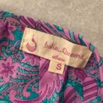 Boho Queens Size S Silk Blend Pink Mandala Paisley Lightweight Zip Midi Skirt Photo 7