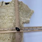 Lulus  Dress Womens X Small Yellow Lace Mini Love You For‎ Eternity Shift Flirty Photo 10