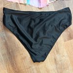 Swimsuit Two Piece Tie Dye Black Adjustable Spaghetti Straps Photo 4