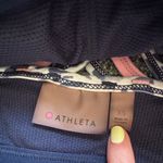 Athleta  Fully Focused Strappy Crossback Wirefree Sports Bra Lined Padded Blue Photo 1