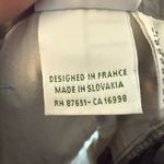 Lacoste 100% Linen Brown Gray Drawstring Skirt Women's Size 42/10 Photo 7