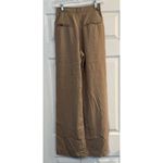 Reformation Women Sz 0 Wide Leg Mason Pants Khaki Career Office Closet Staple Photo 3