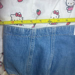 Calvin Klein Jeans  Blue Denim Sleeveless Cropped Bustier Top Size L Photo 6