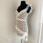 Majorelle REVOLVE MAJORALLE Bandit Rushed Polka Dot
Ruffed Dress Size Medium Photo 5