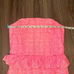 Lilly Pulitzer Lowe Pink White Dress Green Zipper Size 0 Sorority Event AKA Photo 3