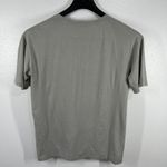 ZARA  V-Neck T-Shirt Soft Cotton Casual Everyday Tee Top Gray Mens Size‎ Small Photo 1