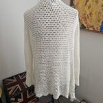 Crochet Cardigan White with sequins beads and rhinestones size L Size L Photo 1