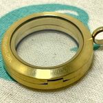 Origami Owl Medium 18k Gold Plated Living Locket Photo 1