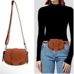 Rachel Zoe Edessi Vegan Leather Crossbody Shoulder Belt Bag – Cognac Brown Photo 10