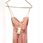 BLUSH TULLE MIDI DRESS WITH LACE Medium NWT Pink Photo 9