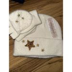 Women's NEW Knit Embroidered‎ Stars Beanie Hat Flip Photo 4