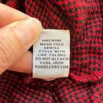 Habitat ‎ Women's Button Up Shirt Size Medium Red Scotch Tartan Plaid Boho Artsy Photo 8