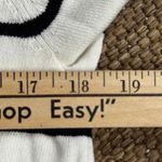 White House | Black Market Sweater Womens L Striped Knit Pullover 3/4 Sleeve Top Photo 10