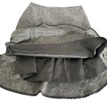 Gap Herringbone Wool Blend Skirt Ruffle Hem Gray Black Women 0 Office Siren Photo 6