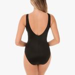 MiracleSuit  Illusionists Crossover Soft Cup Tummy Control Swimsuit Size 16 EUC Photo 2