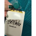 Bob Mackie Vintage  Wearable Art Sequin Shimmer Wave Button Jacket NWT Size 2X Photo 5