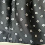 J.Crew NWOT Size Small (4) Black Pleated Mini Skirt Silver Polka Dots Bubble Photo 8
