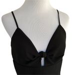 Dress the Population  Little Black Dress with Bow Cut Out Detail Photo 3