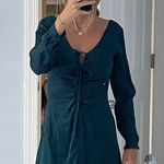 ZARA green mini dress Photo 0