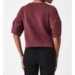 Spanx AirEssentials Puff Sleeve Desk to Dinner Top Spice Soft Terracotta Blouse Photo 1