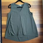 Fever Hi Low Tunic Tank Green Size M Photo 0