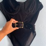 Corduroy Bathing Suit Black Size M Photo 1