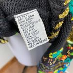 Michael Simon Vintage Year of the Dragon Embroidery Beaded Artwork Sweater Sz 2 Black Photo 8