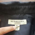 Burberry Black Novacheck Chic Feminine Edgy Trendy Button Down Shirt Size 6 Photo 1