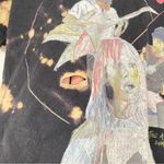 Paramore Black Tie Dye Band Tee Womens S Heavily Distressed Short Sleeve Shirt Photo 1