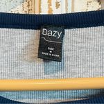 Gray and Blue Graphic Tee Size M Photo 2