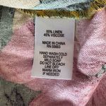 Cynthia Rowley Women's Floral Linen Blend Cropped Jacket Size S Photo 3