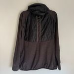 Title Nine  Women's Sz XL Will Power Quilted Full Zip Running Jacket Black Hoodie Photo 1