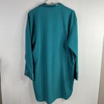 Victoria's Secret Vtg  Sz M Satin Sleep Shirt Gold Label Tuxedo Double Breasted Photo 8