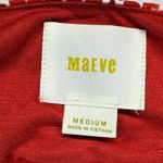 Maeve  Anthropologie Dress V Neck 3/4 Sleeve Diamond Print‎ Casual Medium Photo 3