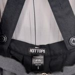 Hot Topic  Pleated Zipper Front Goth Indie Sleeze Suspender Skirt Photo 2