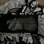 NEW D&Co Size 12 Skirted One Piece Swimsuit Bathing Suit Black White Grey Print Photo 4