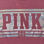 PINK - Victoria's Secret Victoria’s Secret PINK Iridescent Logo Long Sleeve Sweatshirt Top Photo 2
