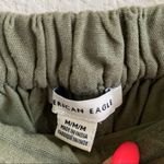 American Eagle Wide Leg Army Green Crop Pants Medium Photo 3