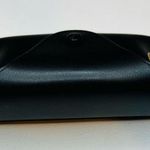 Ray-Ban  Glasses Case Luxoticca Sunglasses Leather Velvet Black Gold Snap Closure Photo 4