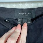 Derek Lam  Black High Rise‎ Tapered Wool Silk Trousers Photo 3