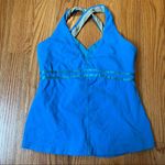 Lululemon blue with aqua trim tank size 8 Photo 0