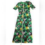 Saloni Eden Dress 100% Silk Women’s Dress Size US 2 Green Photo 3