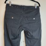 prAna  Pants Size 6 Halle Straight Leg Cargo Coal Black Convertible Women Photo 8